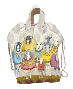 emma ball | sheep in sweaters small bucket bag (copy)