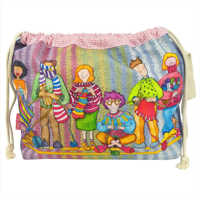 emma ball | janie crow mystical lanterns drawstring bag (copy)