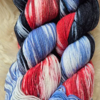 countrywide hand painted merino socks 4 ply | 100g 366 purples