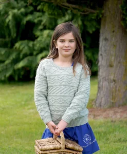 popcorn sweater lf56| lisa f knitting pattern dk (copy)