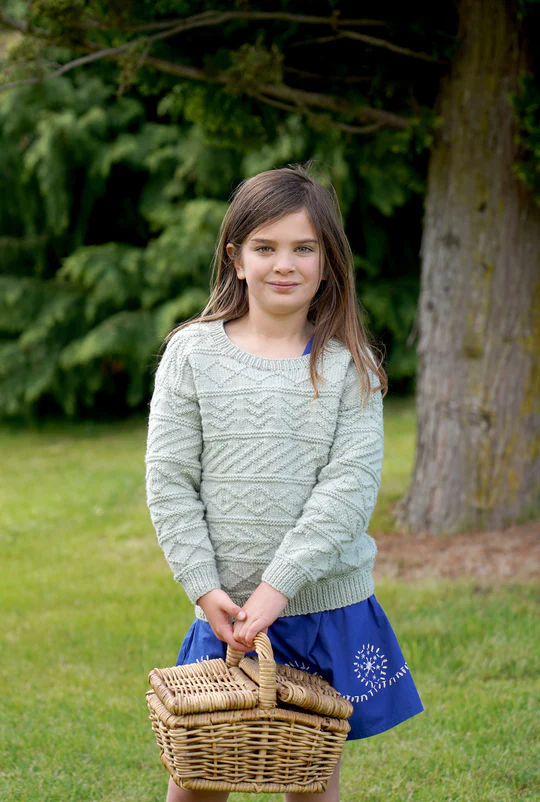 popcorn sweater lf56| lisa f knitting pattern dk (copy)