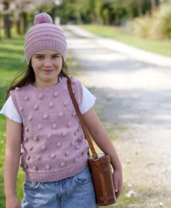 bryn vest & hat lf66 | lisa f knitting pattern dk (copy)