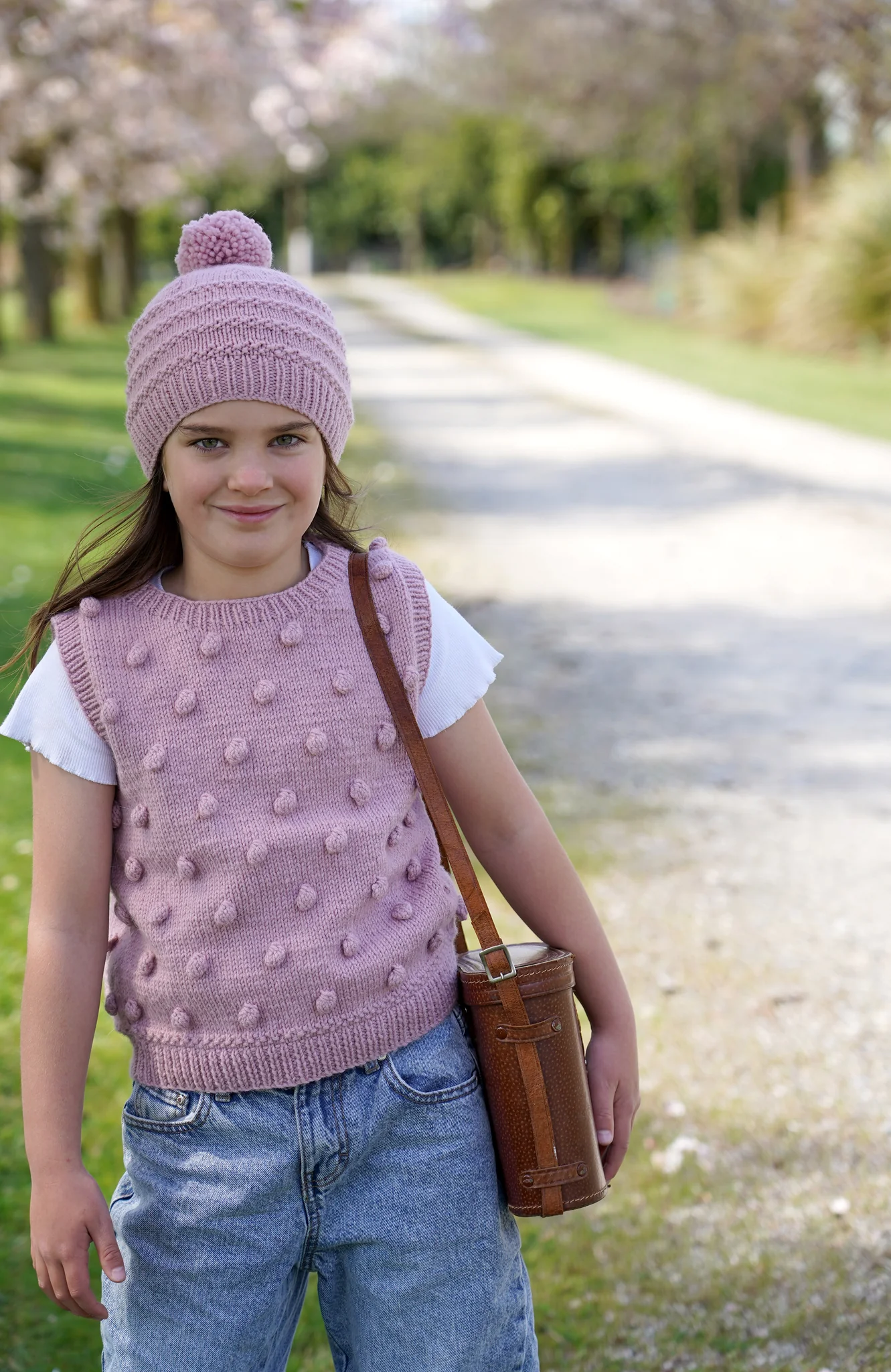 bryn vest & hat lf66 | lisa f knitting pattern dk (copy)