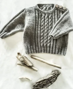 whitley sewater and hat bc145| lisa f knitting pattern dk