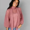 open knit sweater whisper 8 ply mohair| knitting pattern 1416 (copy)