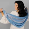 stripe shawl whisper 8 ply mohair| knitting pattern 142
