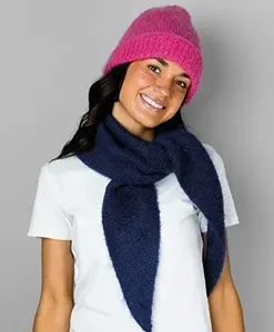 stripe shawl whisper 8 ply mohair| knitting pattern 1420 (copy)