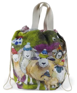 emma ball | happy sheep large bucket bag
