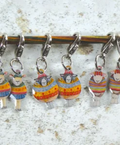 emma ball | stripey sheep stitch markers (copy)