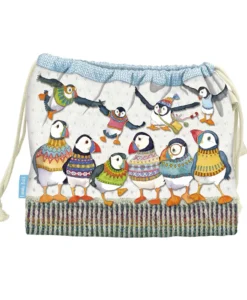 emma ball | crafting gnomes drawstring bag (copy)