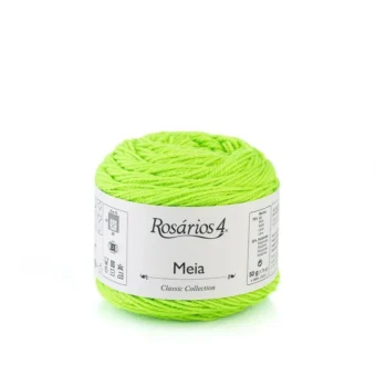 meia 4 ply merino sock yarn | 50g 34 neon pink