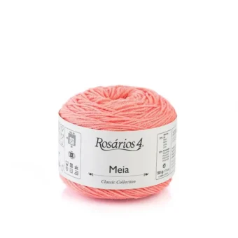 meia 4 ply merino sock yarn | 50g 34 neon pink