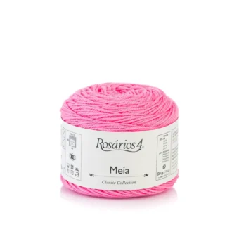 meia 4 ply merino sock yarn | 50g 34 neon pink
