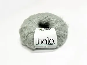 halo brushed baby alpaca | dk/8 ply granite 1060