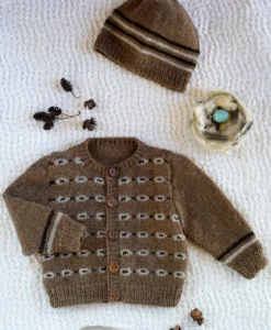 frankie cardi and hat bc91| lisa f knitting pattern 4 ply (copy)