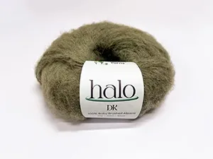 halo brushed baby alpaca | dk/8 ply granite 1060