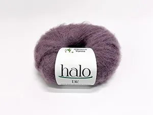 halo brushed baby alpaca | dk/8 ply granite 1060