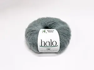 halo brushed baby alpaca | dk/8 ply granite 1060