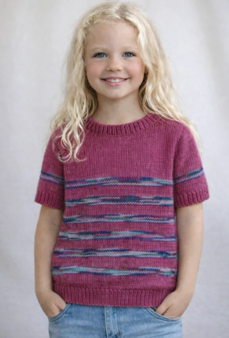 p444 vest with yoke | knitting pattern
