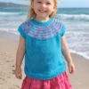 p444 vest with yoke | knitting pattern