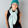 beanie & scarf halo 8 ply brushed alpaca knitting pattern 3301