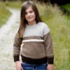 popcorn sweater lf56| lisa f knitting pattern dk (copy)