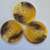 polyester four hole tortoiseshell 28mm button