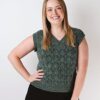 open knit sweater whisper 8 ply mohair| knitting pattern 1416 (copy)