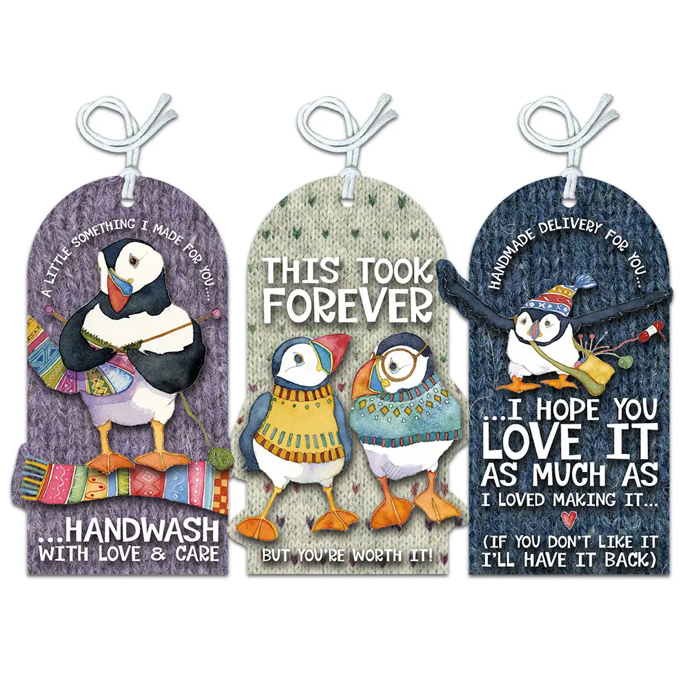 Emma Ball | Woolly Puffin Crafting Tags