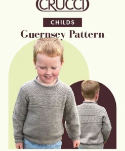 kids dot pattern 4 ply sweater | crucci knitting pattern 2602 (copy)