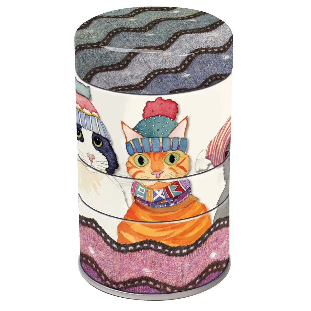 Emma Ball | Cats in Hats Mini Stacker Tin