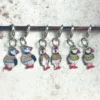 emma ball | stripey sheep crochet stitch markers (copy)