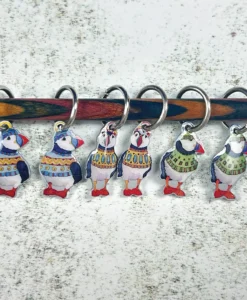 emma ball | stripey sheep crochet stitch markers (copy)