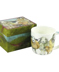 emma ball | happy sheep china mug with gift box (copy)