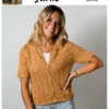 striped top luxurious fusion 4 ply| knitting pattern 2029 (copy)