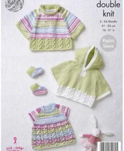 cable sweaters, hats & socks dk | king cole knitting pattern 5086 (copy)