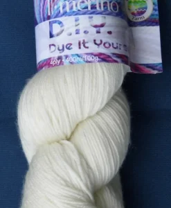 diy (dye it yourself) silk merino 4 ply | 100g